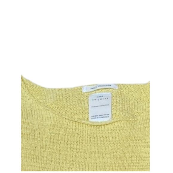 ZARA "FANCY COLLECTION" YOUTH 12/14 YELLOW SWEATER - Picture 3 of 5
